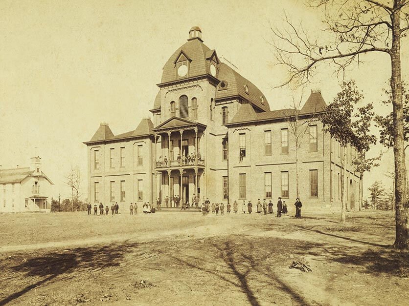 Lenoir-Rhyne's campus in the early 1900's